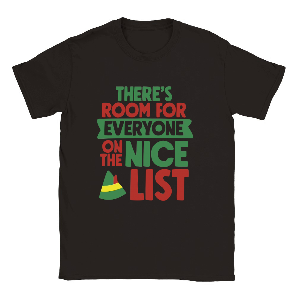 Theres room for everyone on the nice list Classic Kids Crewneck T-shirt