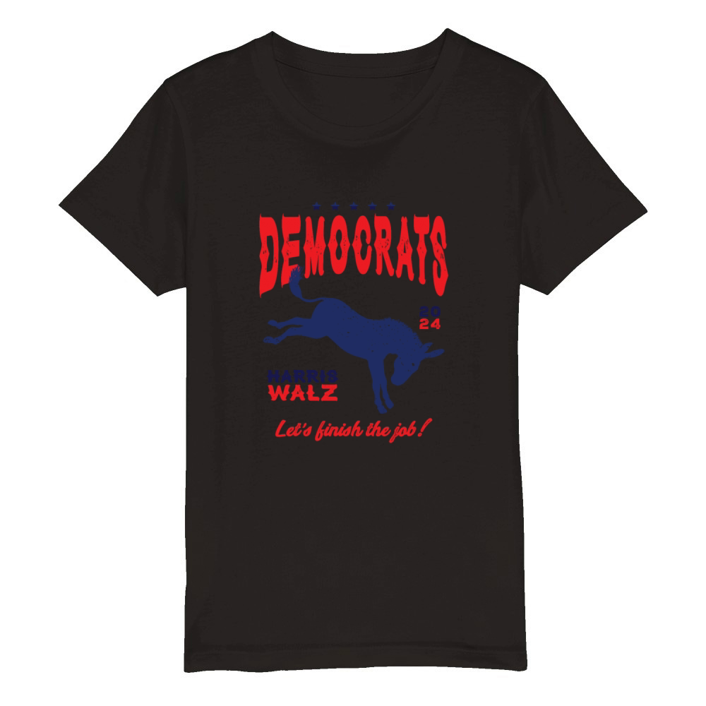 Democratic Party - 2024 Election Organic Kids Crewneck T-shirt