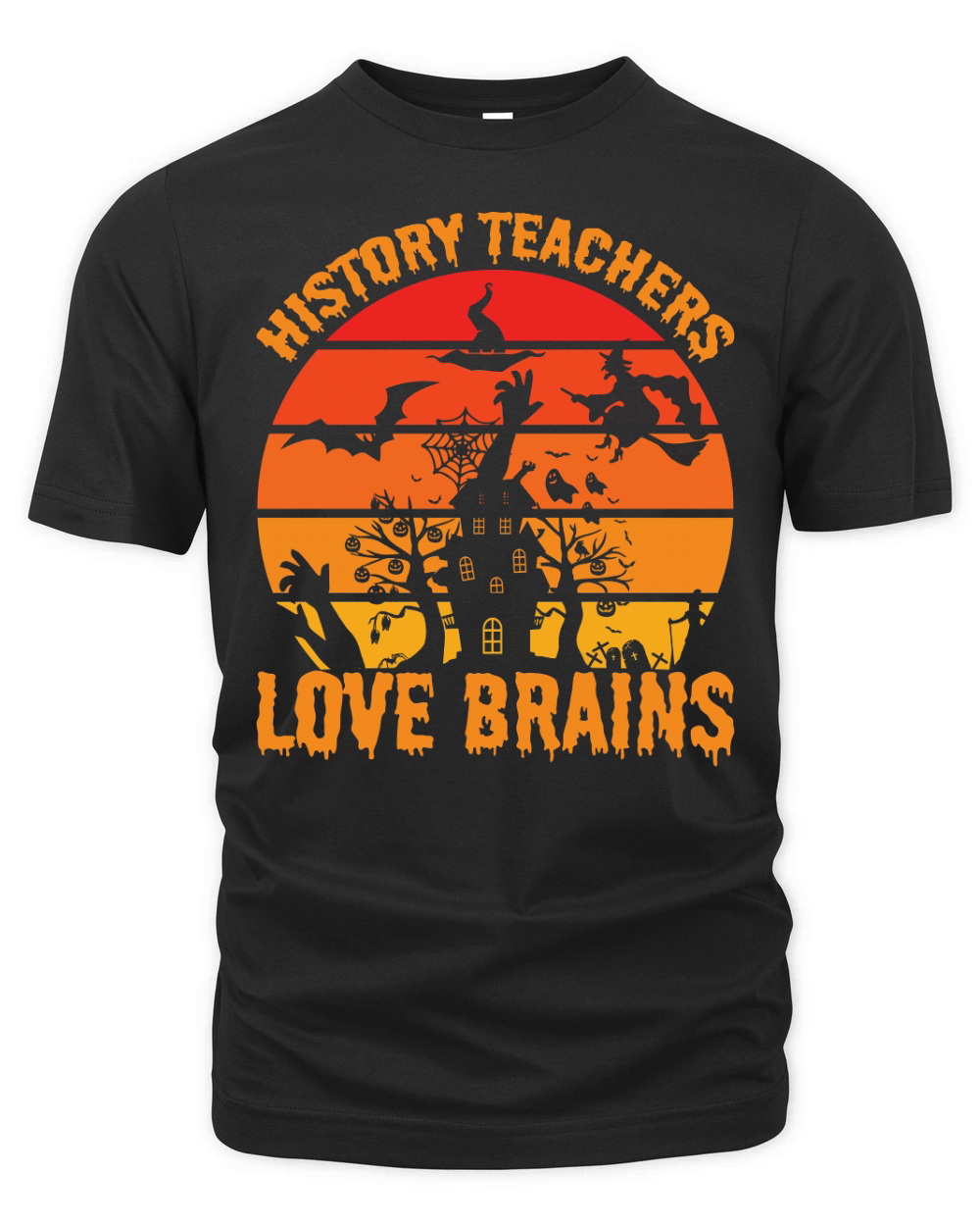 History Teachers Love Brains 1 Organic Unisex T-shirt