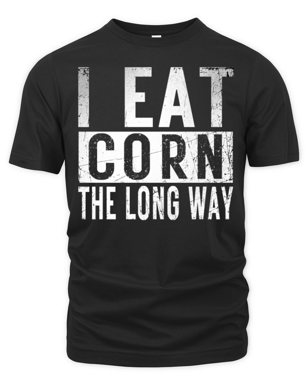 I Eat Corn The Long Way Airport holiday tee exchan Organic Unisex T-shirt