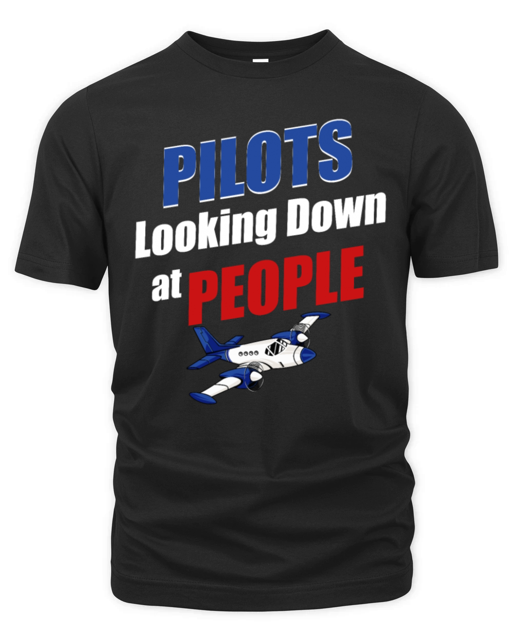 Pilots Looking Down At People Aviation Helicopter Organic Unisex T-shirt