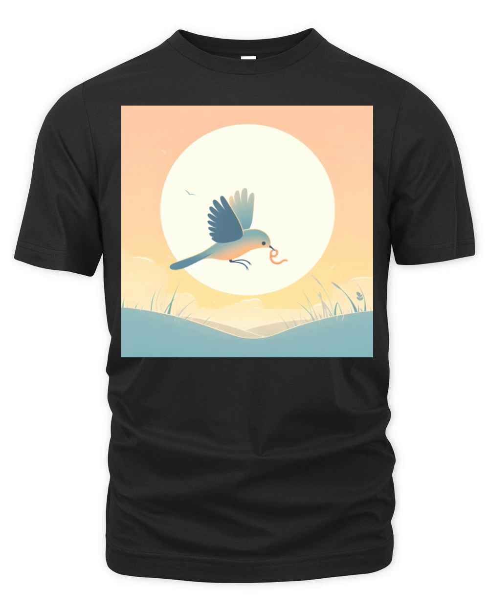 The early bird catches the worm Organic Unisex T-shirt