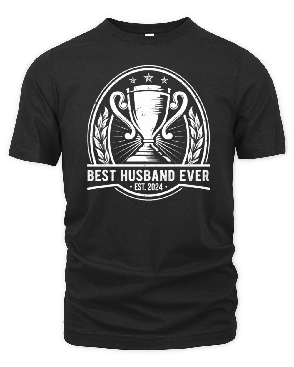 Trophy Husband Best Ever Funny Retro Vintage Tee Organic Unisex T-shirt