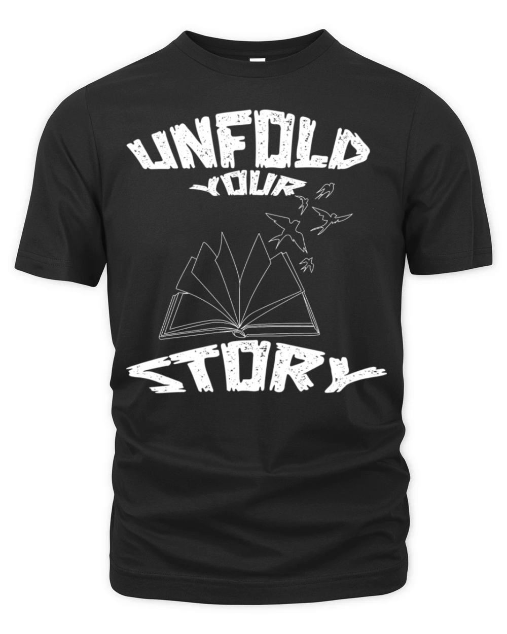Unfold Your Story - Motivational Quotes Organic Unisex T-shirt