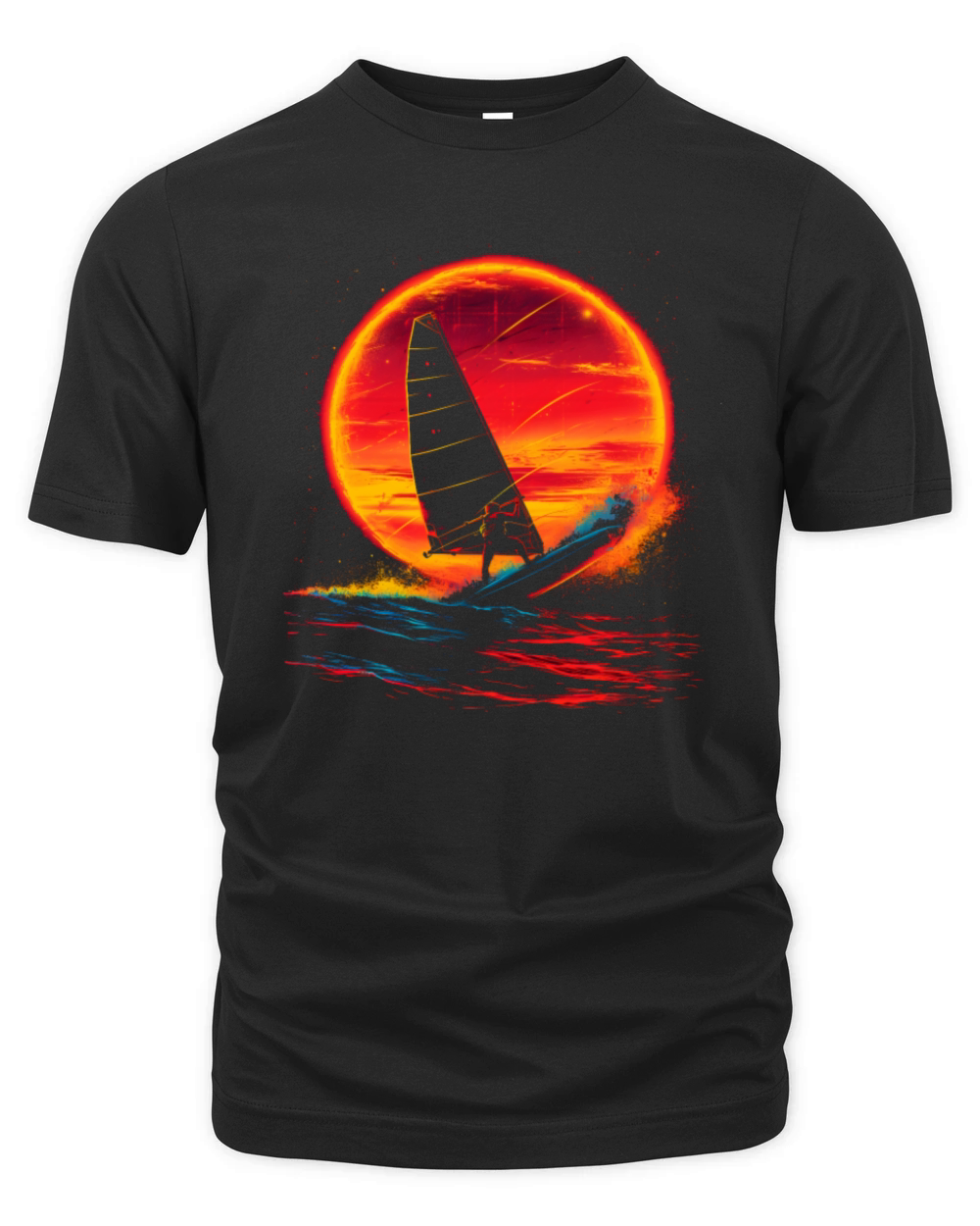 Vintage Windsurfing Organic Unisex T-shirt