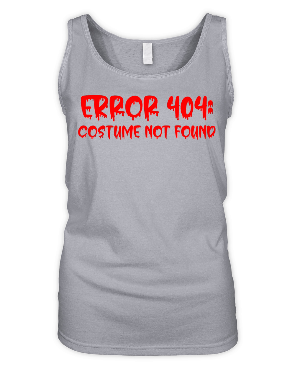 Bloody Error 404 Costume Not Found Organic Women's Tank Top