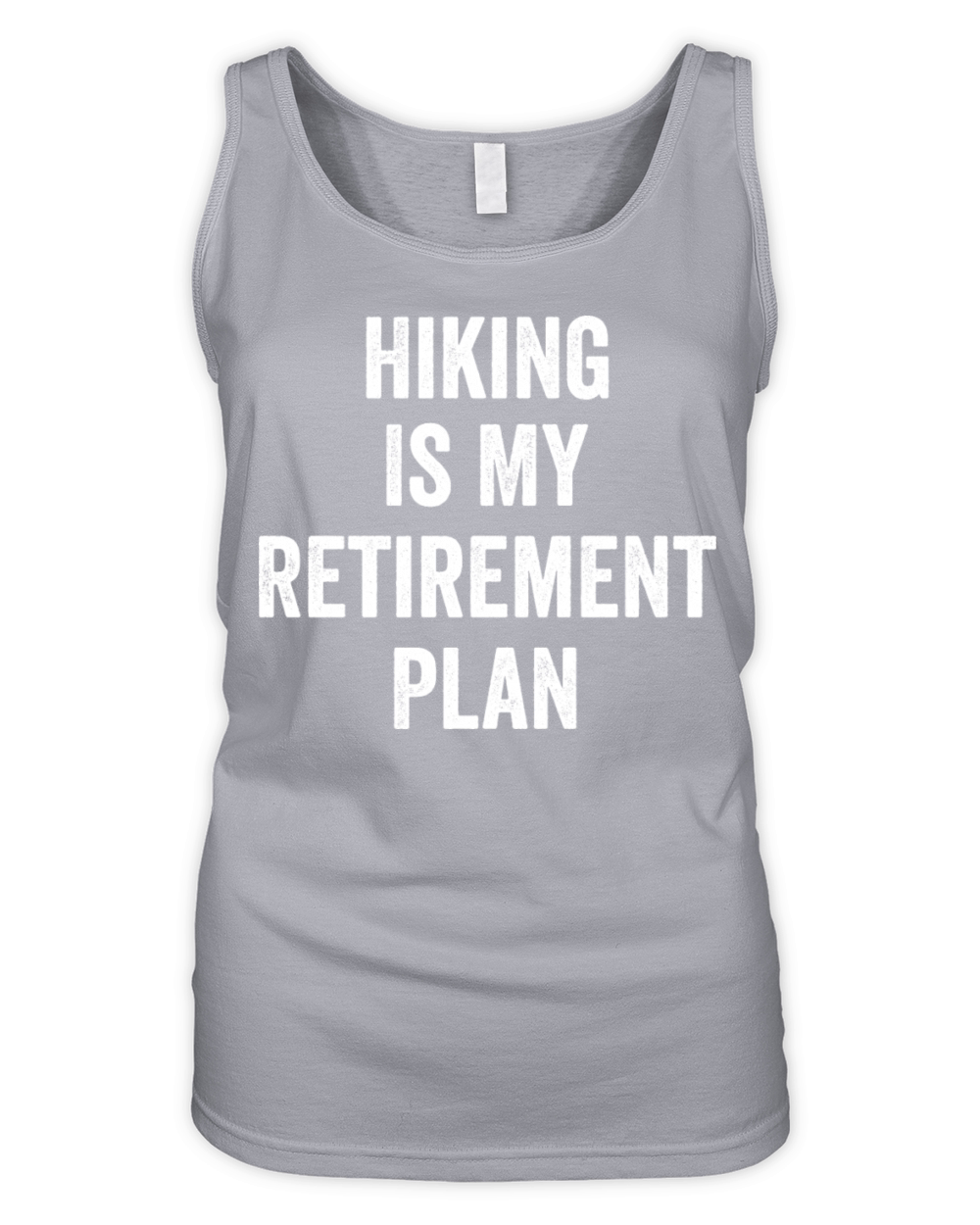 Hiking Is My Retirement Plan Vintage Organic Women's Tank Top