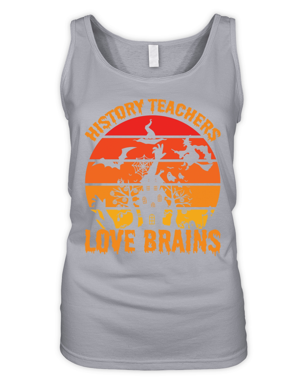 History Teachers Love Brains 1 Organic Women's Tank Top