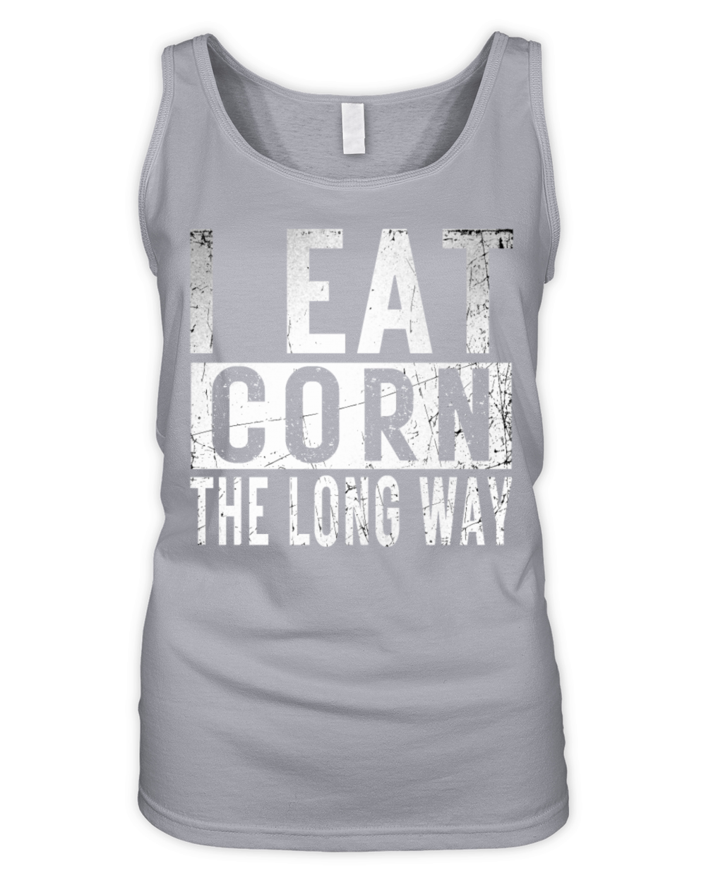 I Eat Corn The Long Way Airport holiday tee exchan Organic Women's Tank Top