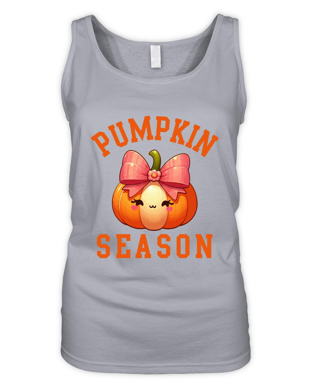 Pumpkin Season (color) Organic Women's Tank Top