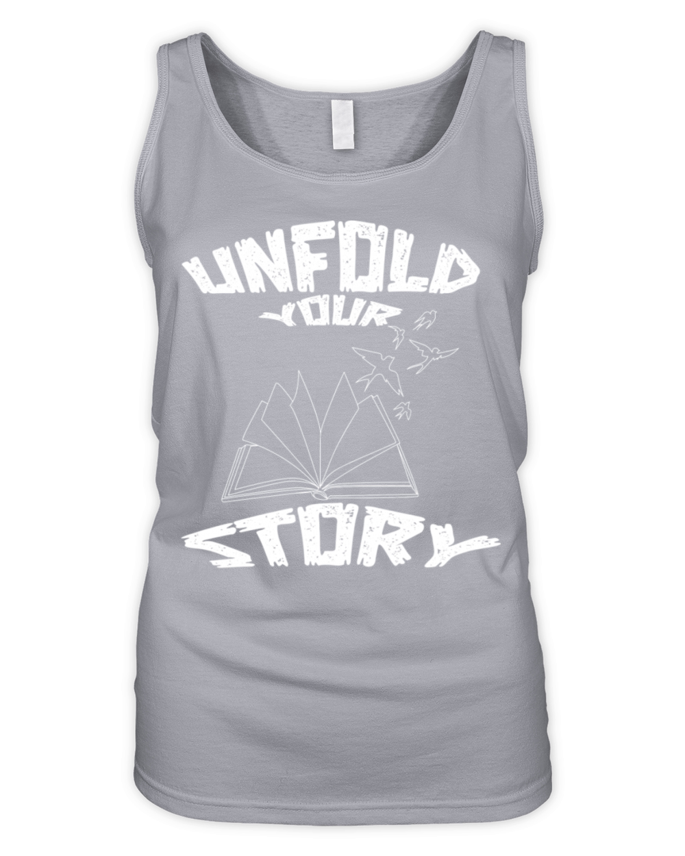 Unfold Your Story - Motivational Quotes Organic Women's Tank Top
