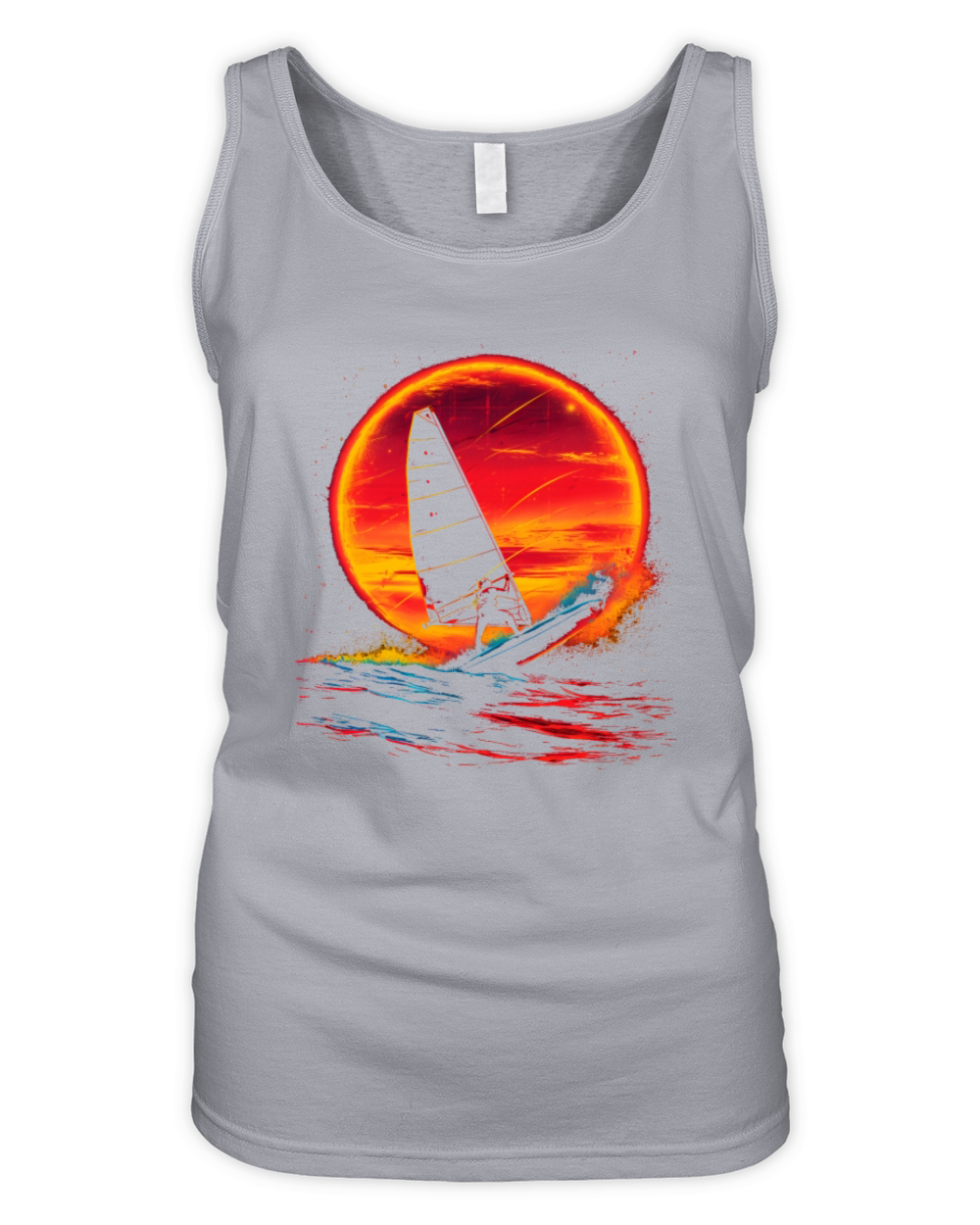 Vintage Windsurfing Organic Women's Tank Top