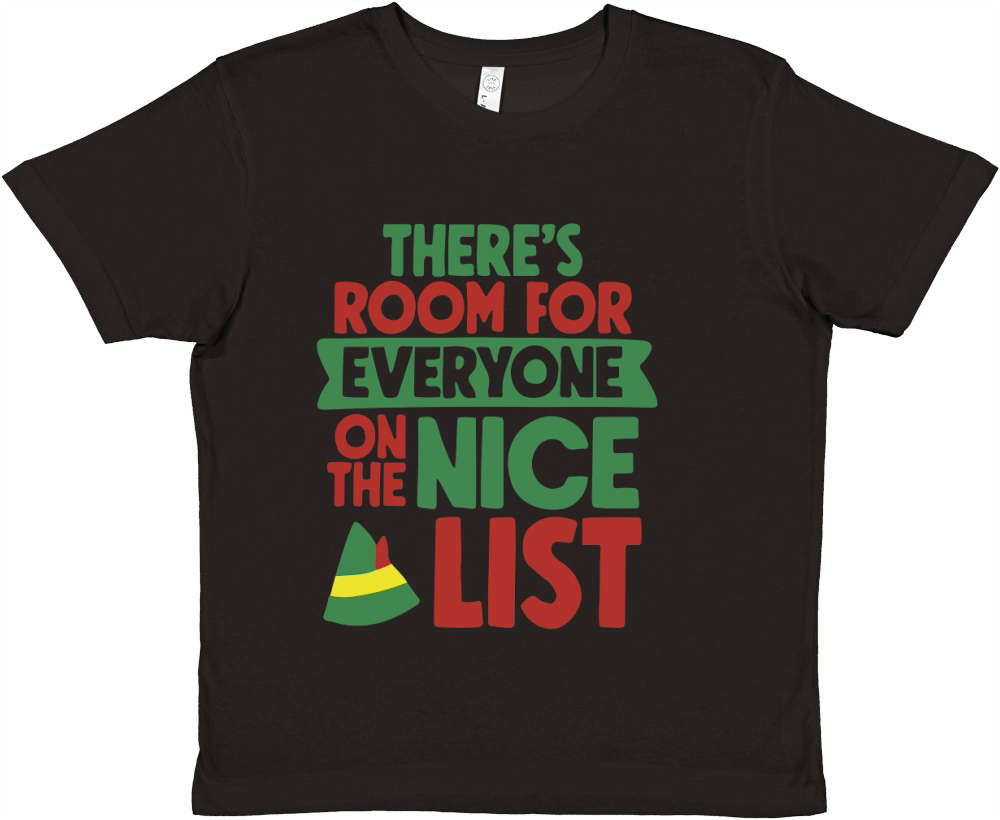 Theres room for everyone on the nice list Premium Kids Crewneck T-shirt