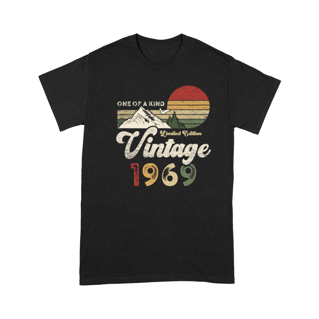 Vintage 1969 Birthday Mountains Premium T-shirt
