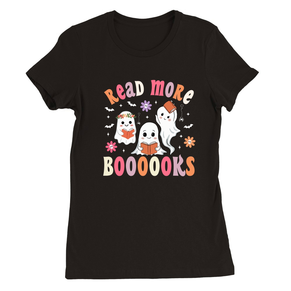 Read More Boooooks Premium Womens Crewneck T-shirt
