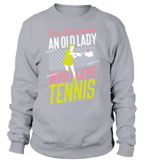 Funny Tennis Player Racket Grandma Sweatshirt Unisex