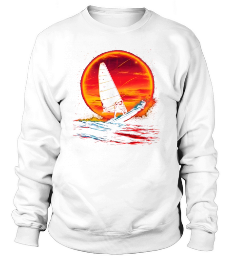 Vintage Windsurfing Sweatshirt Unisex