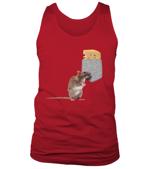 Mouse Reaching For Cheese In Your Fake Pocket Fun Tank Top Unisex