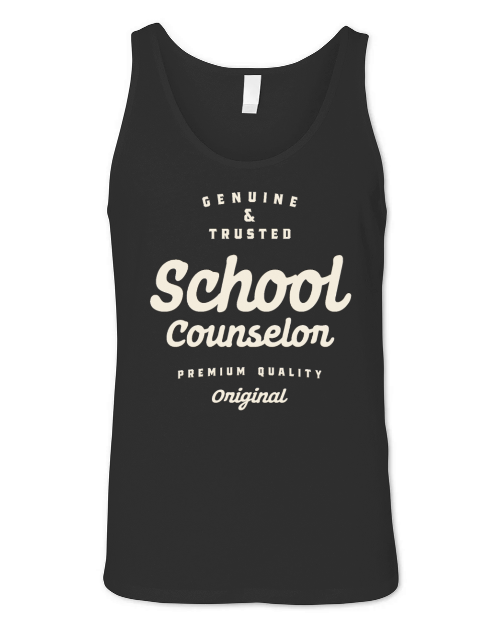 Funny Job Occupation School Counselor Unisex Jersey Tank