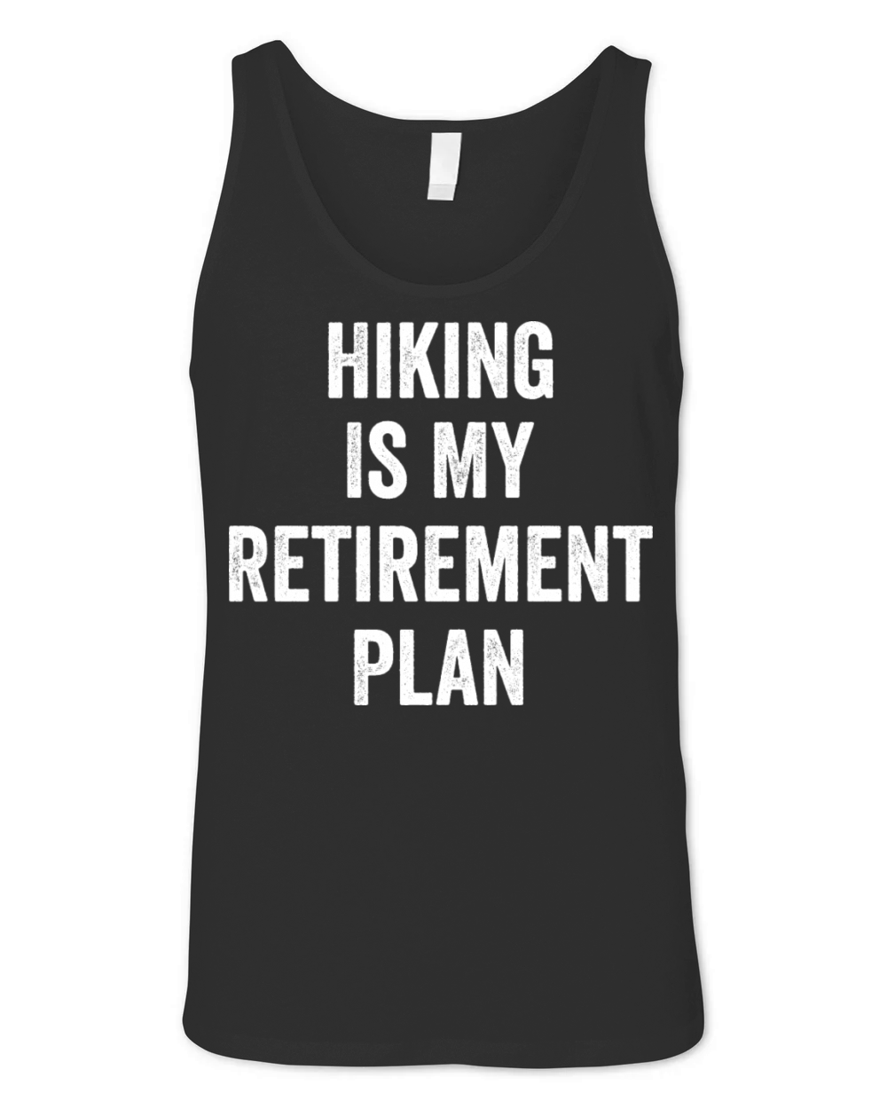 Hiking Is My Retirement Plan Vintage Unisex Jersey Tank