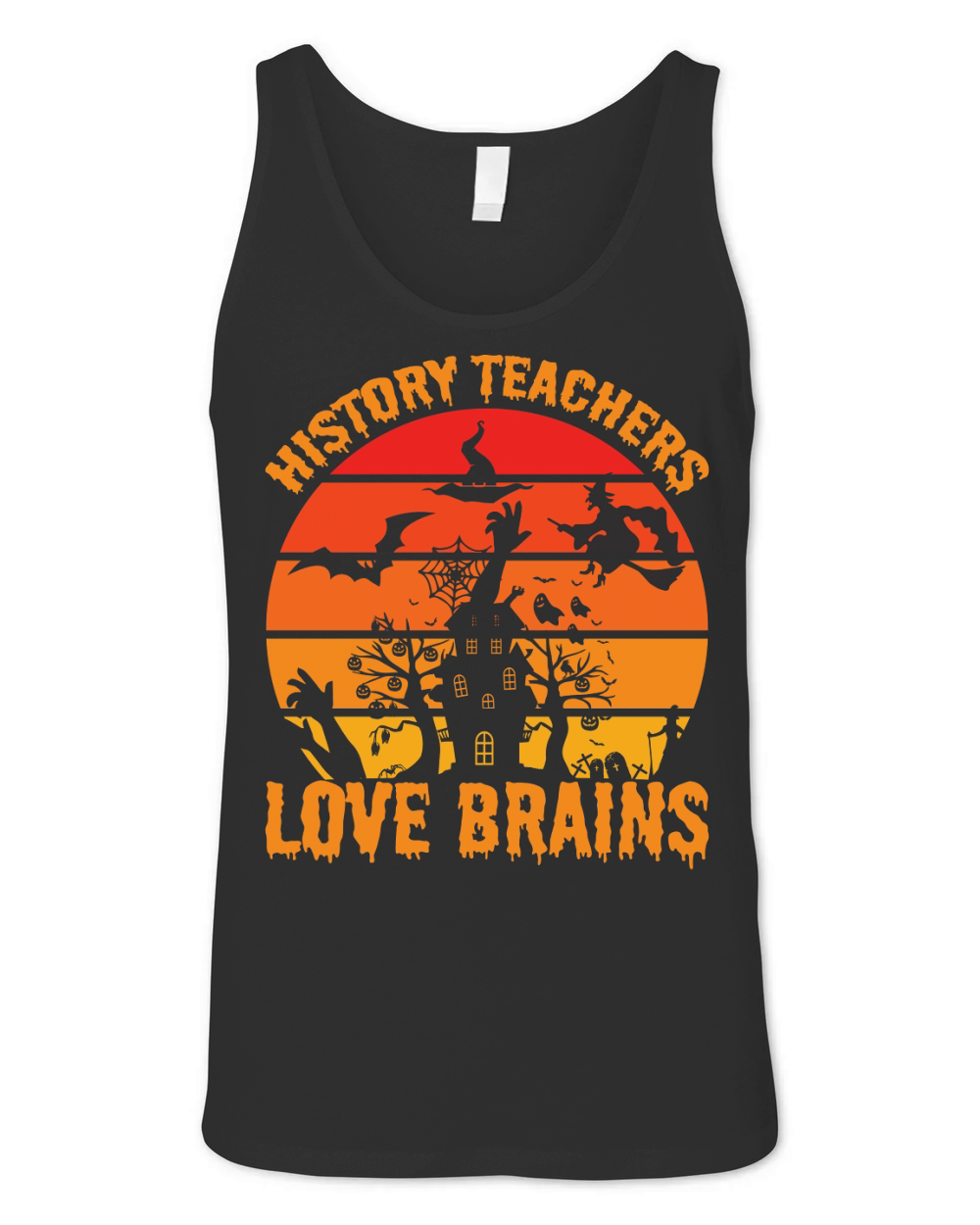 History Teachers Love Brains 1 Unisex Jersey Tank