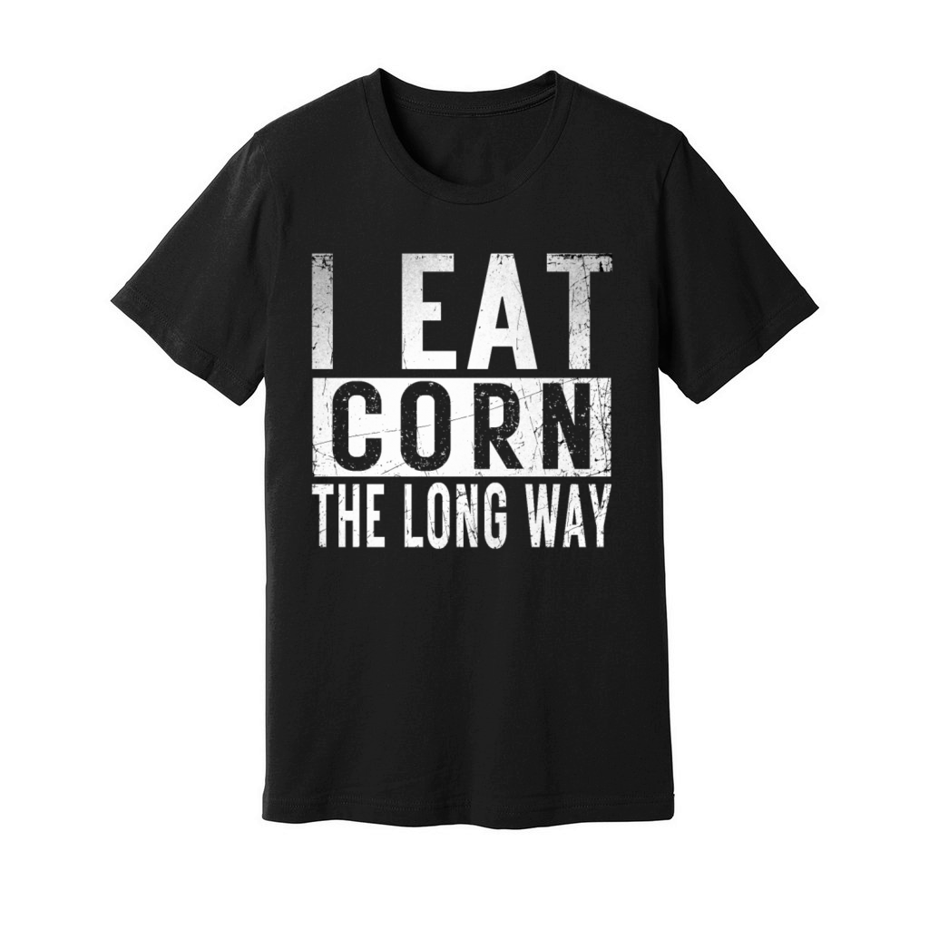 I Eat Corn The Long Way Airport holiday tee exchan Unisex Jersey Tee