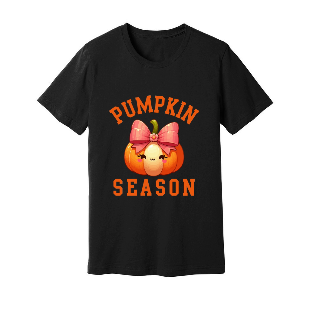 Pumpkin Season (color) Unisex Jersey Tee