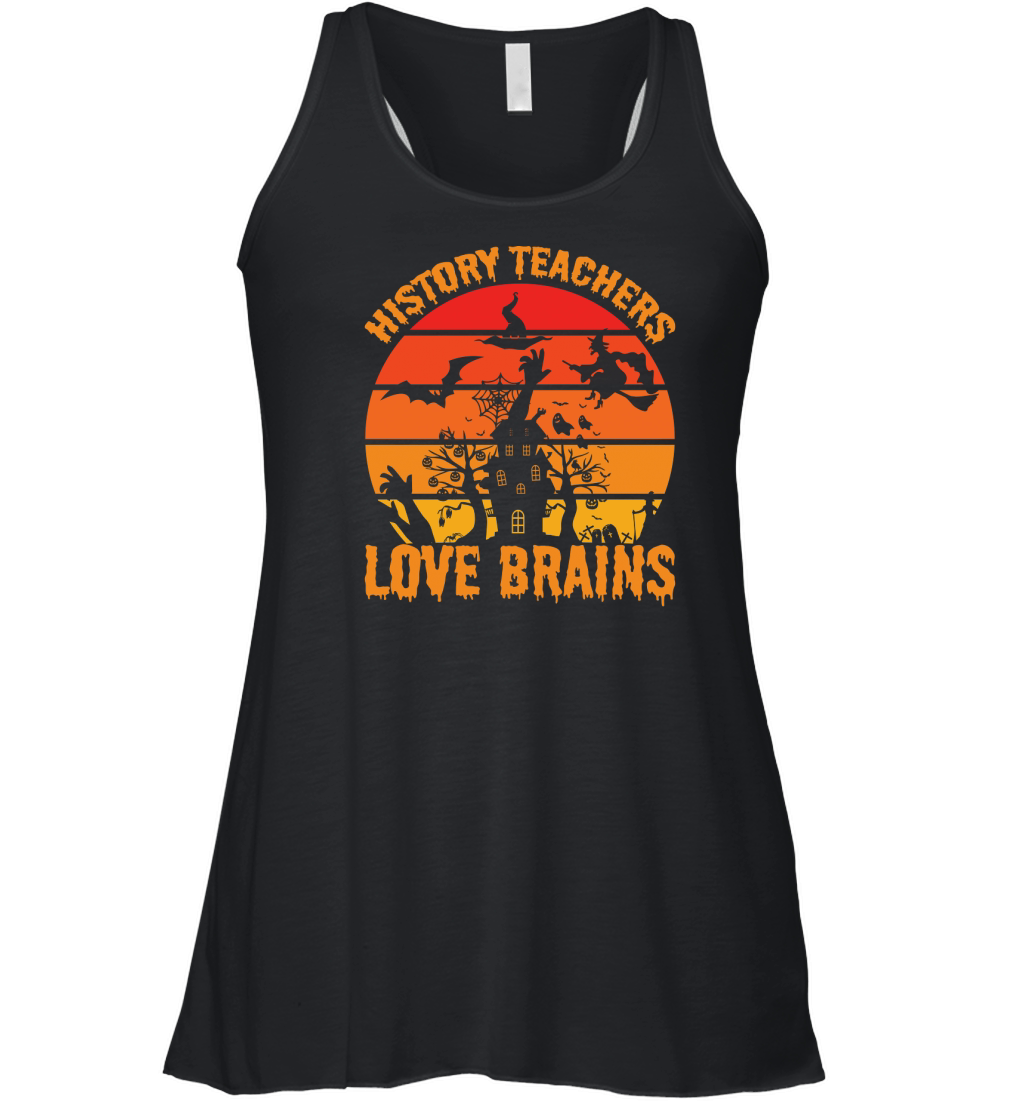 History Teachers Love Brains 1 Women's Flowy Tank Top
