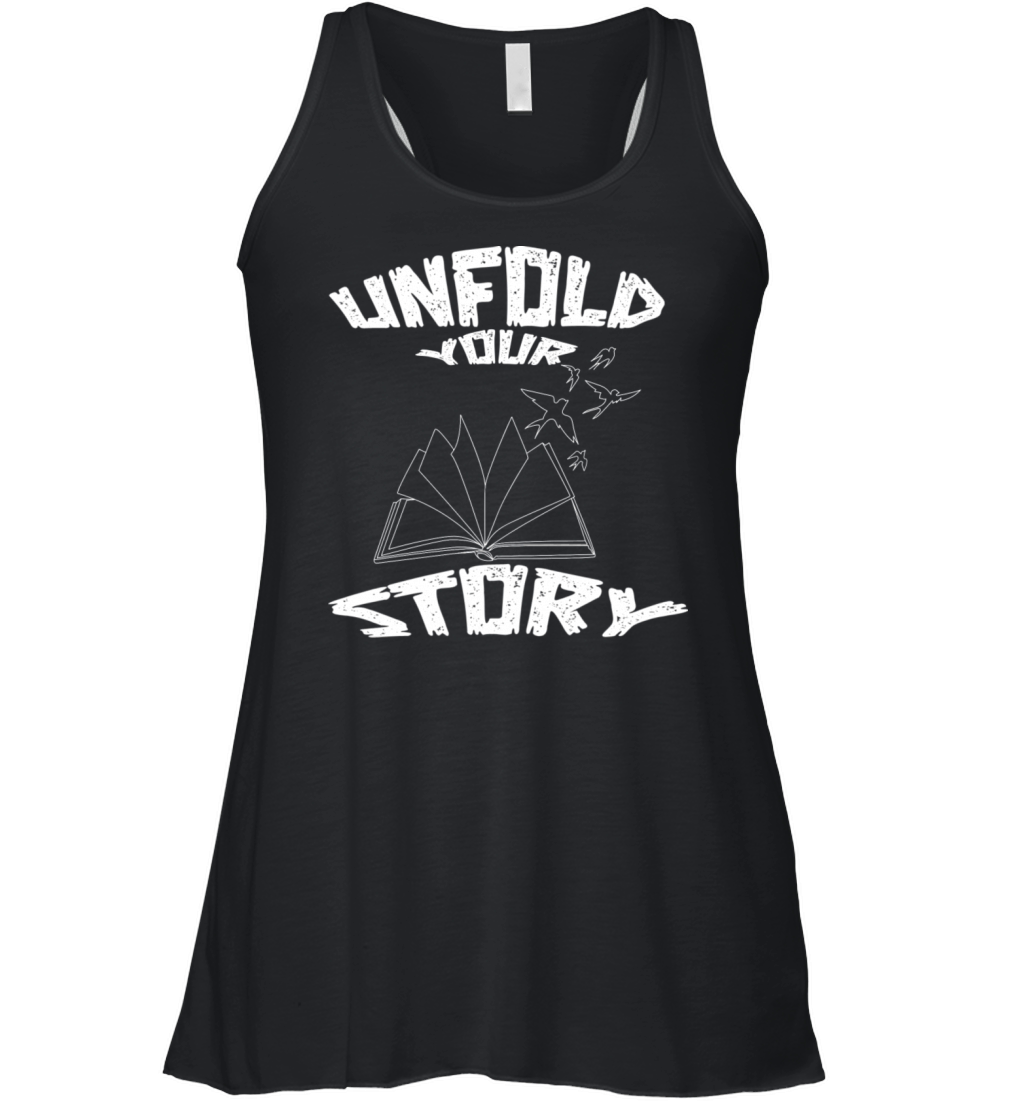 Unfold Your Story - Motivational Quotes Women's Flowy Tank Top