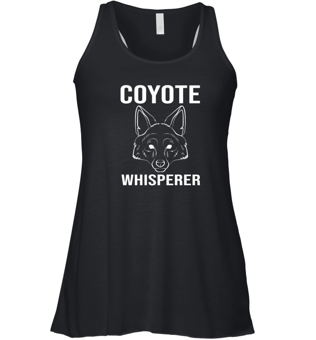 Vintage Coyote Hunting Lover Coyote Whisperer Women's Flowy Tank Top
