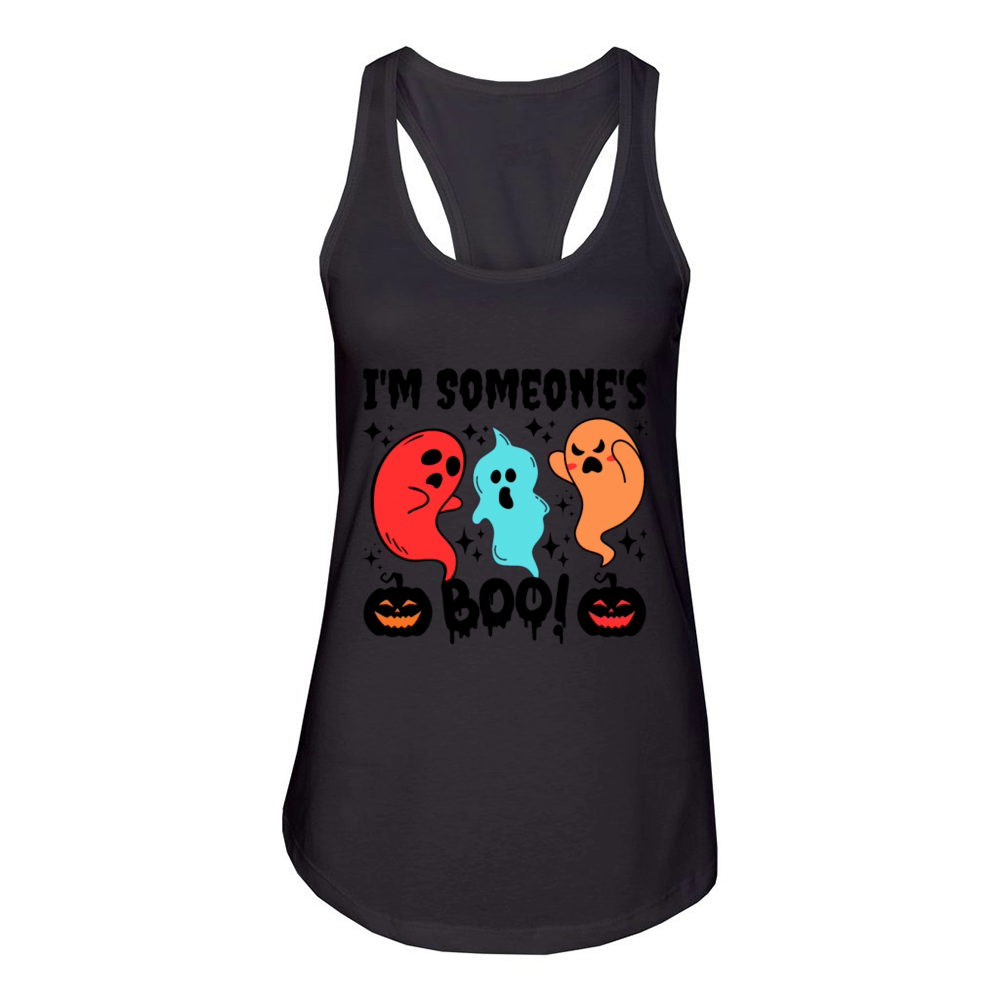 Im Someones Boo Funny Halloween Women's Racerback Tank