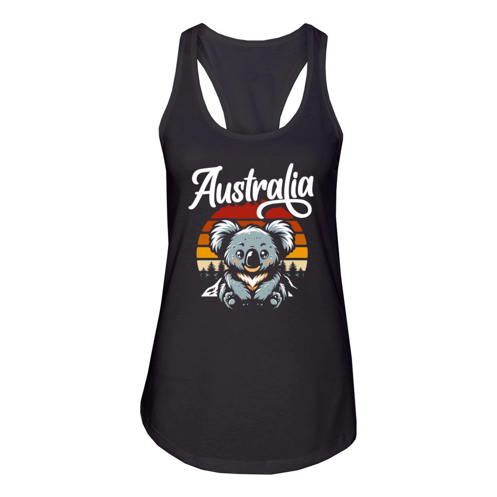Outback Koala Flag Australian Women's Racerback Tank