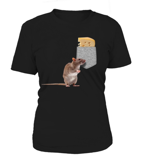 Mouse Reaching For Cheese In Your Fake Pocket Fun Women's T-Shirt