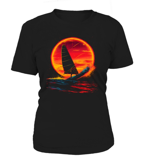 Vintage Windsurfing Women's T-Shirt