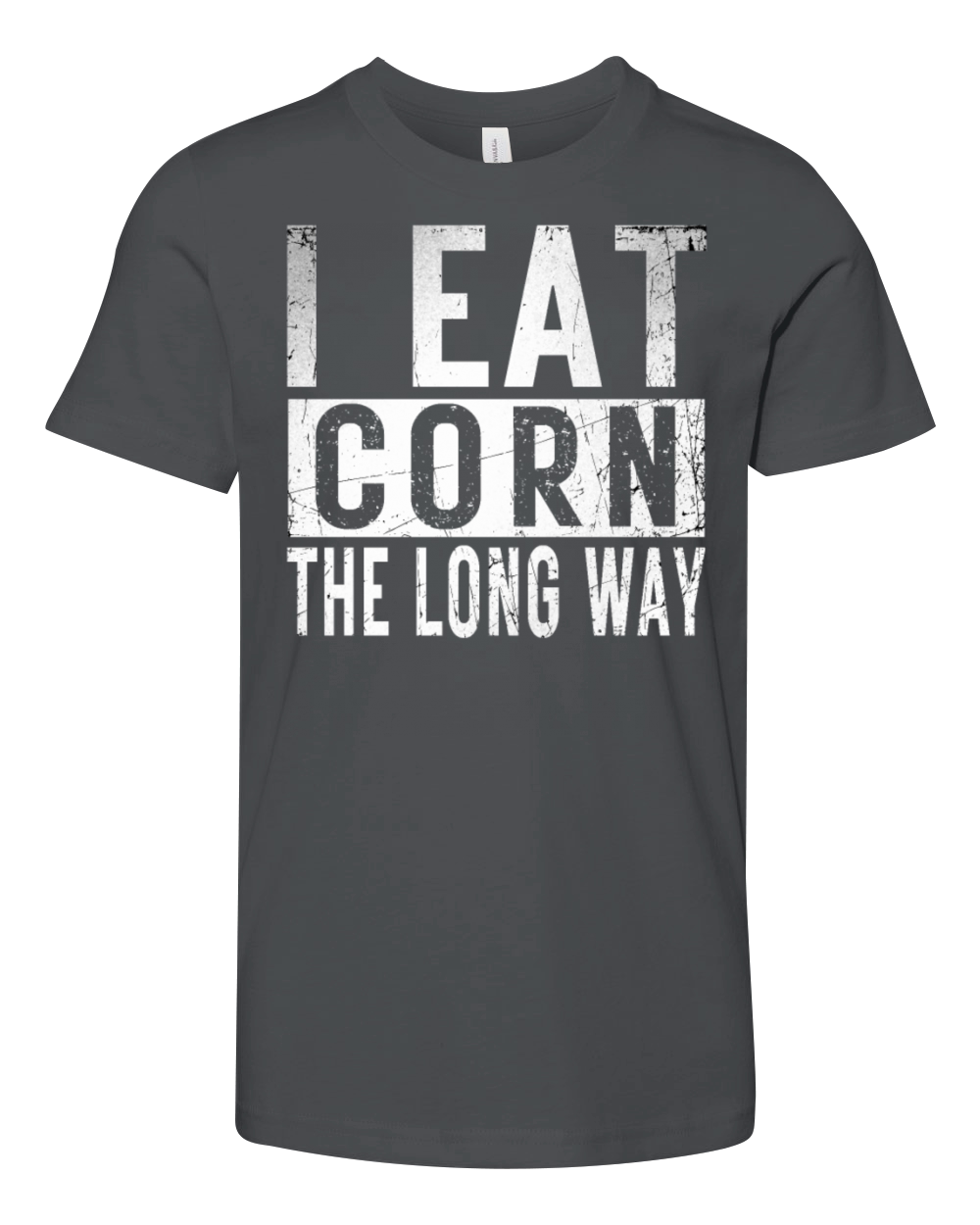 I Eat Corn The Long Way Airport holiday tee exchan Youth Unisex Jersey Tee