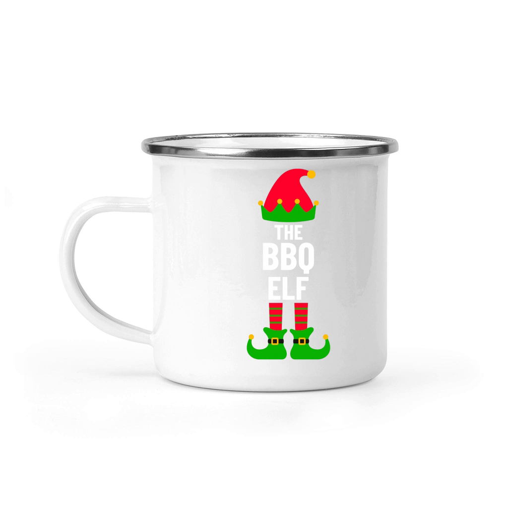 The BBQ Elf Christmas Camping Mug