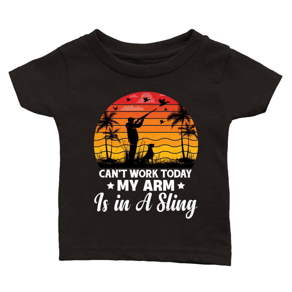Cant Work Today My Arm is in A Sling Classic Baby Crewneck T-shirt