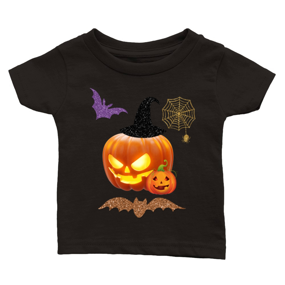 Halloween pumpkin Classic Baby Crewneck T-shirt
