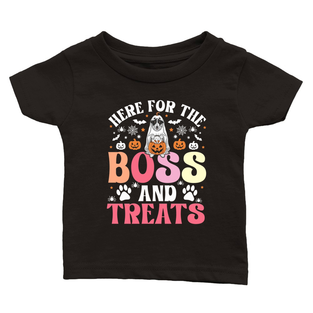 Here For The Boss And Treats Classic Baby Crewneck T-shirt