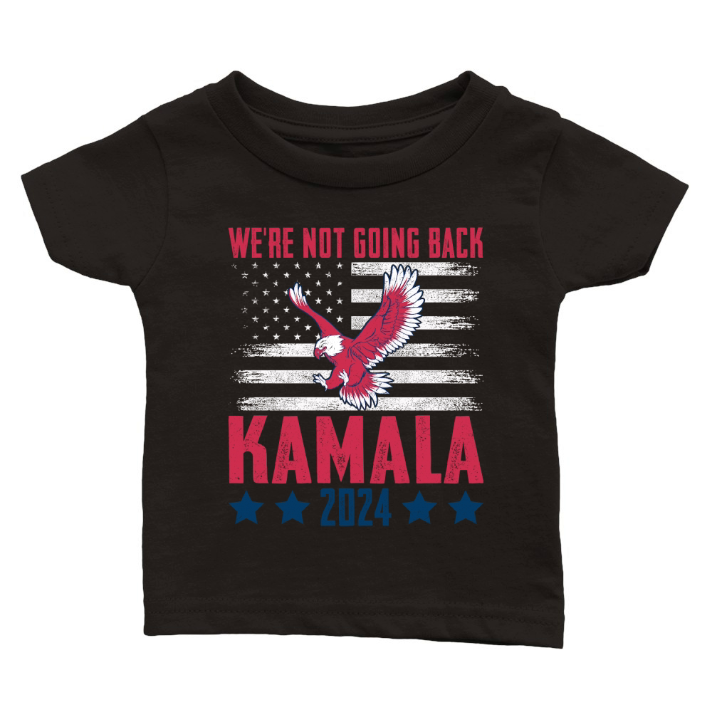 Were Not Going Back Kamala 2024 Classic Baby Crewneck T-shirt