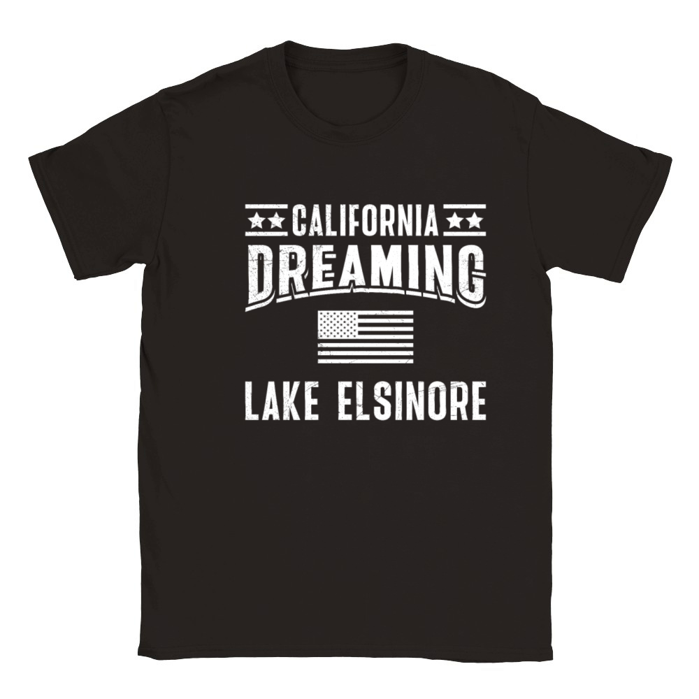 CALIFORNIA DREAMING LAKE ELSINORE Nevada Classic Kids Crewneck T-shirt