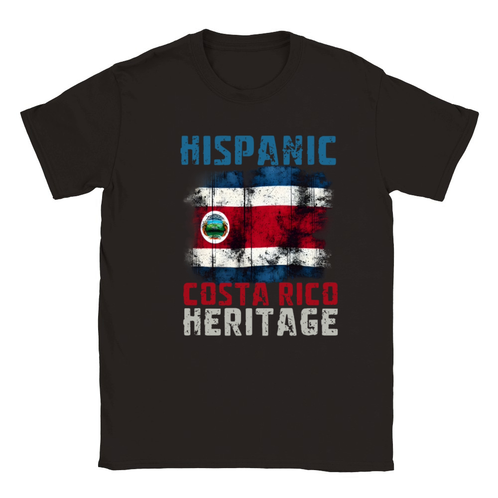 Costa Rican Heritage Hispanic Heritage Month Classic Kids Crewneck T-shirt