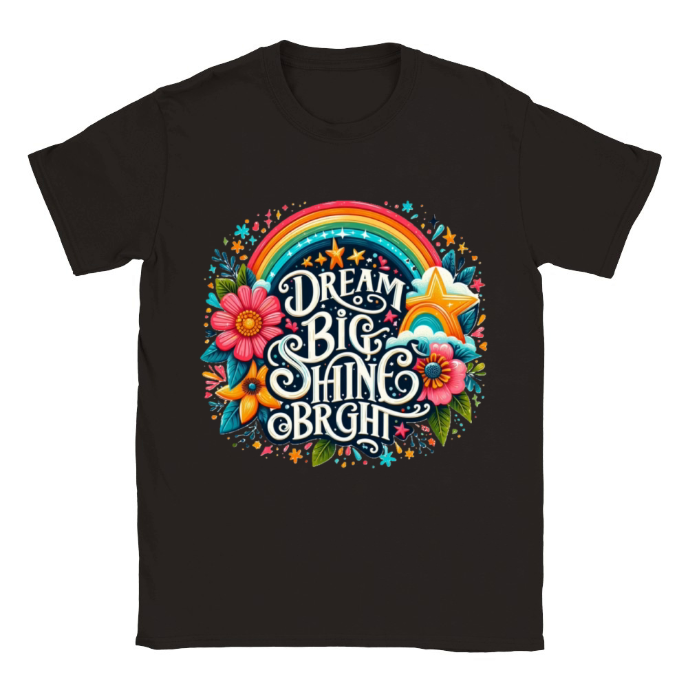 Dream Big Shine Bright Classic Kids Crewneck T-shirt