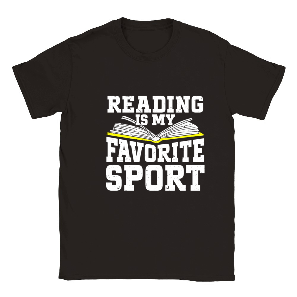 Reading Is My Favorite Sport Bookworm Classic Kids Crewneck T-shirt
