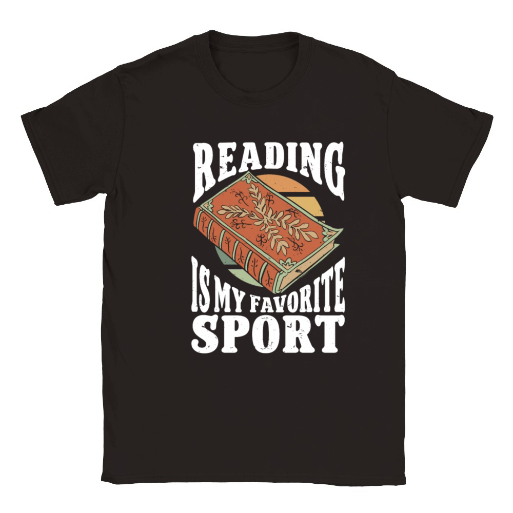 Reading Is My Favorite Sport Bookworm Classic Kids Crewneck T-shirt