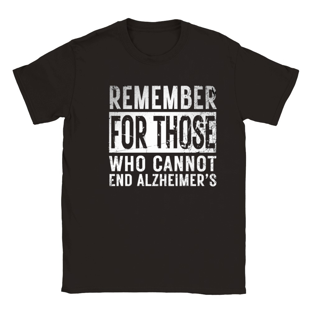 Remember For Those Who Cannot End Alzheimers Awar Classic Kids Crewneck T-shirt