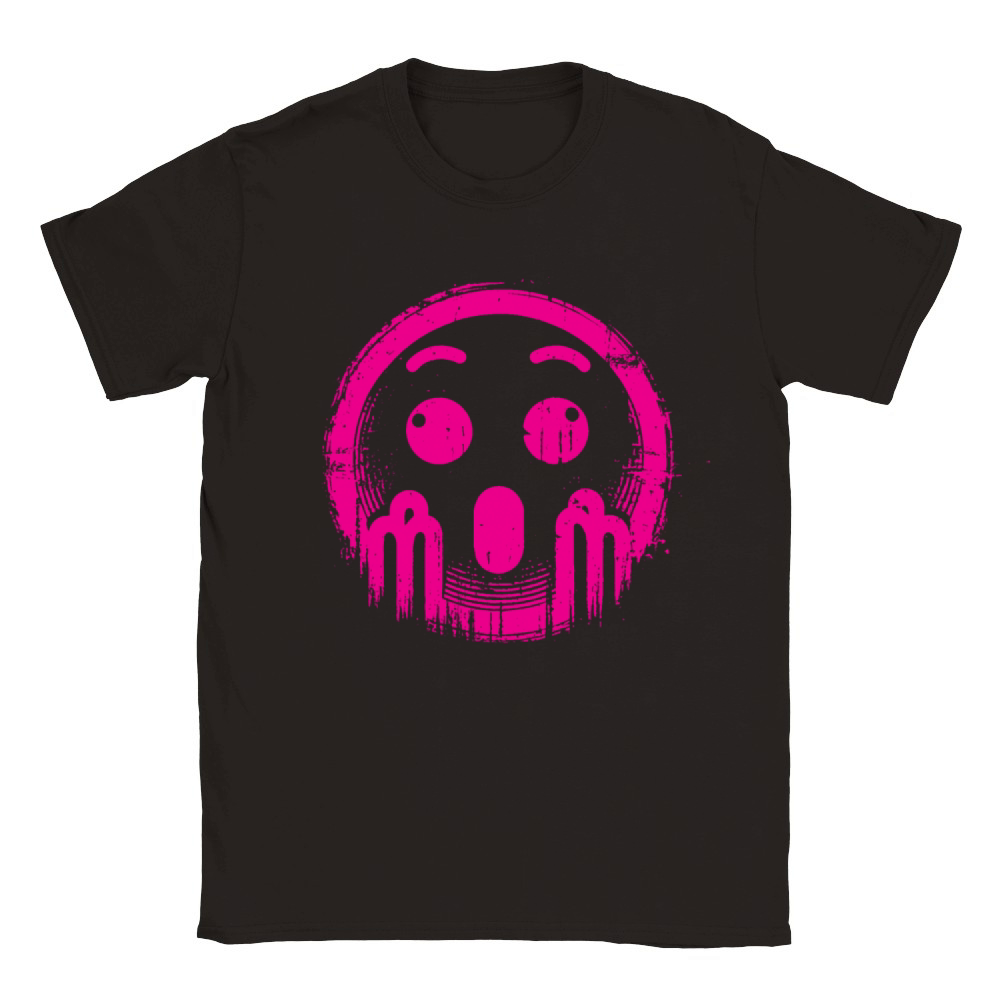 Suprising Pink Face Classic Kids Crewneck T-shirt