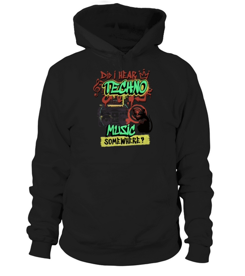Hardcore Rave Music Raver 90s EDM House DJ Rave Hoodie Unisex