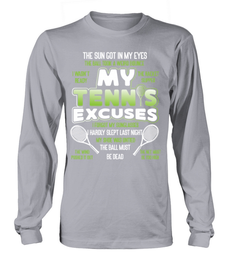 Funny Tennis Player Racket My Long sleeved Unisex