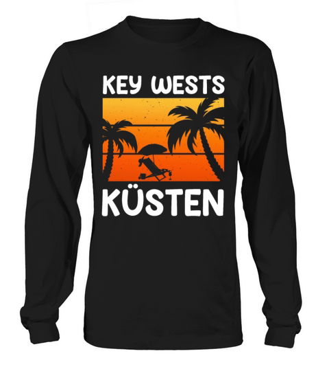 KEY-WEST COAST Vintage Sunshine-State Florida Long sleeved Unisex